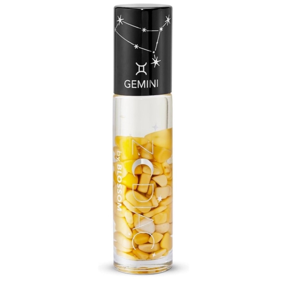 Zodiac by Blossom Gemini Roll On Lip Gloss with Real Crystals